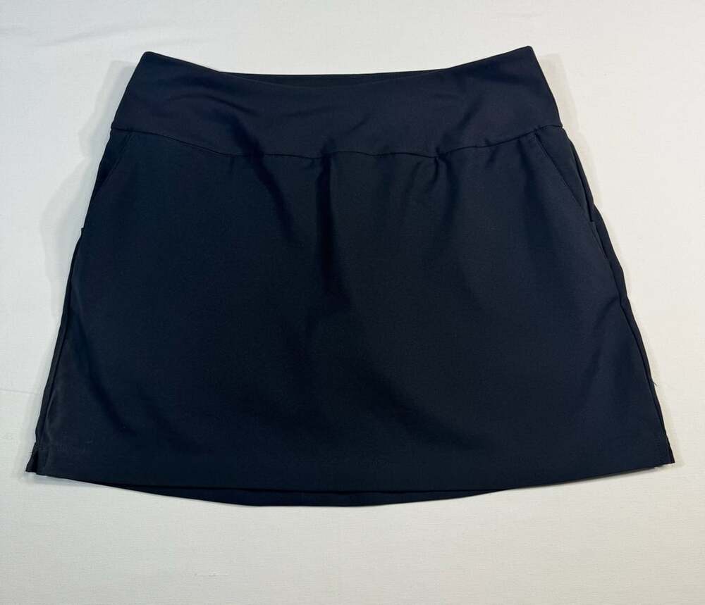Adidas Black Athletic Golf Tennis Skort with Built-In Shorts Size M